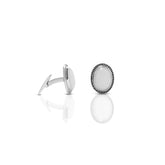 White Black Stones Cufflinks